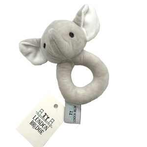 NEW London Bridge by Maison Chic Soft Plush Baby Rattle - Ellie the Elephant